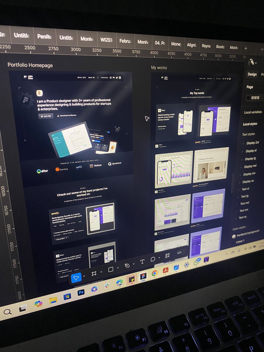 johnolisa_'s tweet image. Weekend/Holiday Challenge 🚀

#portfoliodesign