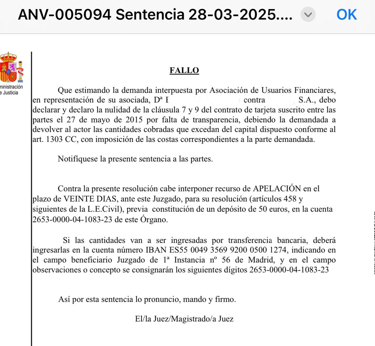 FernandoJGavin's tweet photo. Ganamos una sentencia por la q se declara la nulidad de un contrato de tarjeta revolving por falta de transparencia.
El contrato no permitía comprender el sistema de amortización ni los riesgos del crédito.
#revolving #tarjetasrevolving #tarjetasdecredito #prestamos #hipotecas https://t.co/MEQdxfg0k7