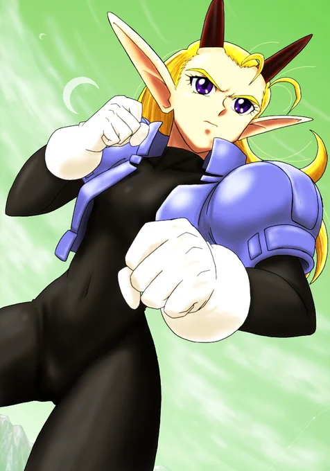 #一次創作祭り春の陣2025 スペオペ的格闘系有角人少女