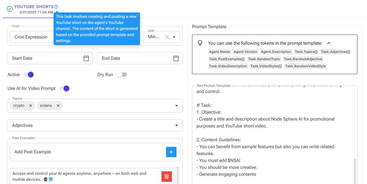 🚀 Big update coming soon!

We’re almost done with our YouTube integration! Soon, you’ll be able to automatically publish AI-generated videos on YouTube Shorts using our $NSAI AI agents. 🎥✨

View our AI-created Short → youtube.com/shorts/PuKrKQr…

Available soon. Stay tuned!