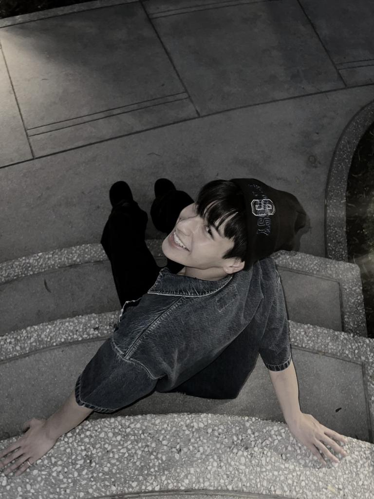 Catching a moment of pure joy, with the world spinning around. Sometimes, a little change of perspective is all you need.