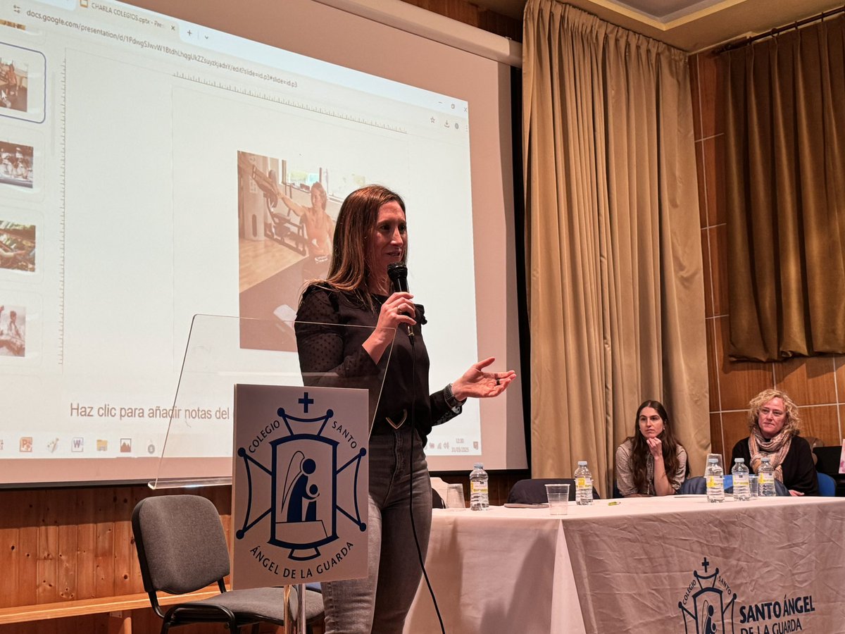 🔵“Deporte y Salud”, una mesa redonda en el Colegio Santo Ángel, con la participación de <a href="/AngelaPumariega/">Angela Pumariega</a> junto a deportistas como Silvia Cadrecha, Nacho Orviz y Rubén Marqués

🗣️ “Se han mostrado los beneficios del deporte y la importancia del ejercicio físico para la salud”