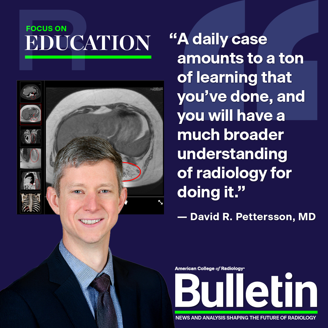 For over 20 years, ACR Case in Point has been an exceptional program, delivering over half a million cases to be completed every year and helping radiologists of all skill levels advance their careers. What is next for Case in Point? The #ACRBulletin sits down with David