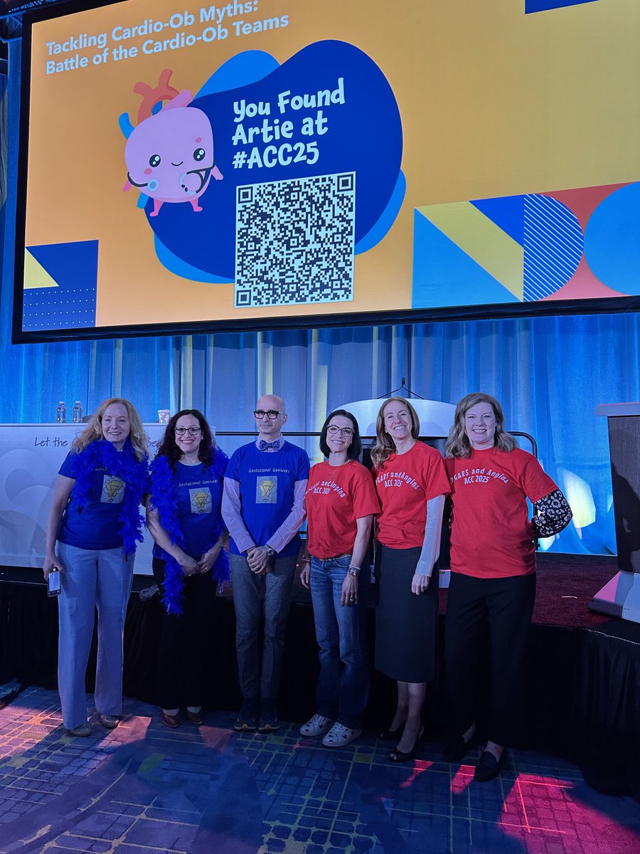 Malamo Countouris (@malamo512) on Twitter photo #ACC25 #CardioObstetrics game show. Go “Gestational Geniuses” <a href="/CardioOBDoc/">Parham Eshtehardi MD</a> <a href="/CardioOb/">Cardio-Obstetrics</a> 💙 Vs <a href="/DrKLindley/">Kathryn Lindley</a> <a href="/nataliebello9/">Natalie Bello MD MPH</a> ❤️ Great case discussions facilitated by <a href="/retu_saxena/">Retu Saxena</a>. Boas made possible by <a href="/EmilyGuhl/">Emily Guhl, MD FACC</a> #ACC25 #CardioObstetrics game show. Go “Gestational Geniuses” <a href="/CardioOBDoc/">Parham Eshtehardi MD</a> <a href="/CardioOb/">Cardio-Obstetrics</a> 💙 Vs <a href="/DrKLindley/">Kathryn Lindley</a> <a href="/nataliebello9/">Natalie Bello MD MPH</a> ❤️ Great case discussions facilitated by <a href="/retu_saxena/">Retu Saxena</a>. Boas made possible by <a href="/EmilyGuhl/">Emily Guhl, MD FACC</a>