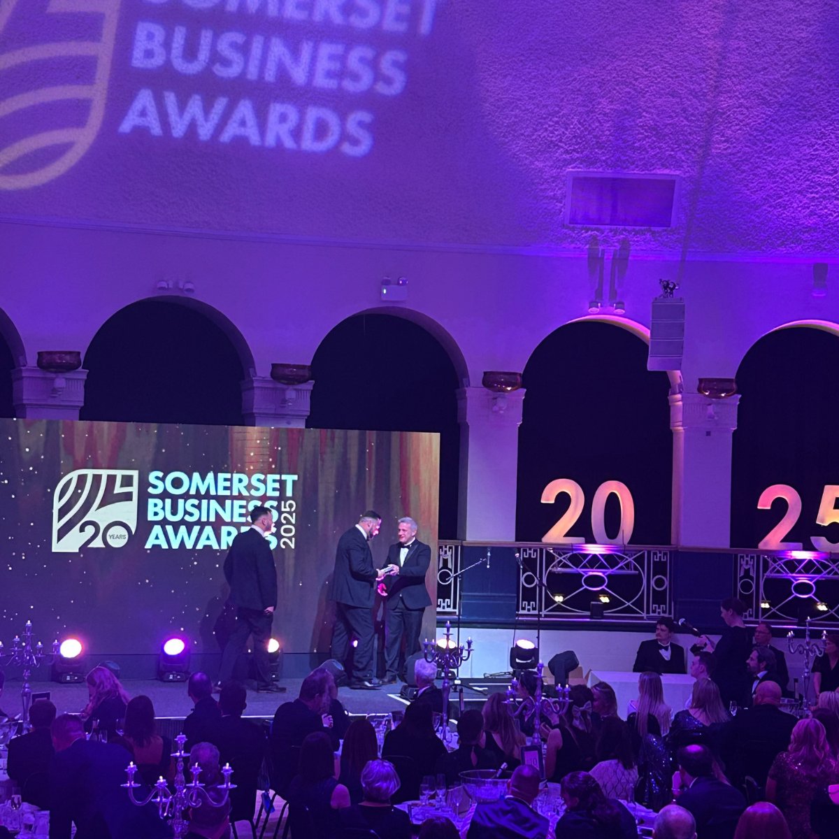 On Friday, the curtain closed on another fantastic <a href="/Somerset_Awards/">Somerset Business Awards, UK</a>, and we were thrilled to be part of it!

A huge congratulations to our finalists (<a href="/GSHProjects/">GSH Projects</a> &amp; Berry &amp; Escott) and this year’s winners, JAO Groundworks Ltd! 👏

#SBA2025 #Awards #Sponsors
