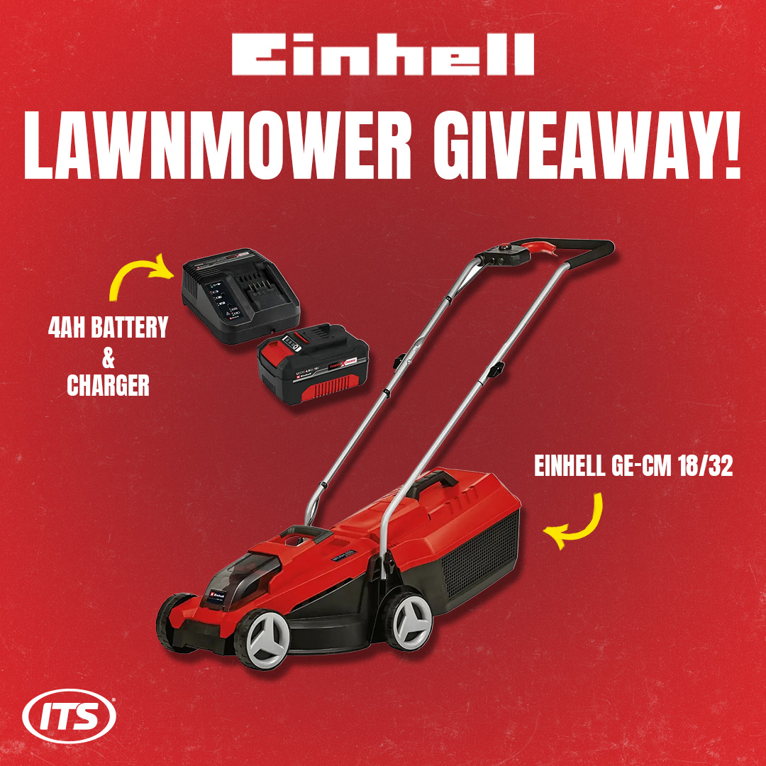 GIVEAWAY TIME - Win this Einhell Lawnmower Kit! 

To Enter:  Follow ITS &amp; like this post!  Tag a mate in the replies! (1 tag = 1 Entry)  RT This Tweet  

UK Entrants ONLY! The winner will be announced on Monday 7th!  #giveaway #einhell #einhelltools #landscaping #FREE #ITSTools
