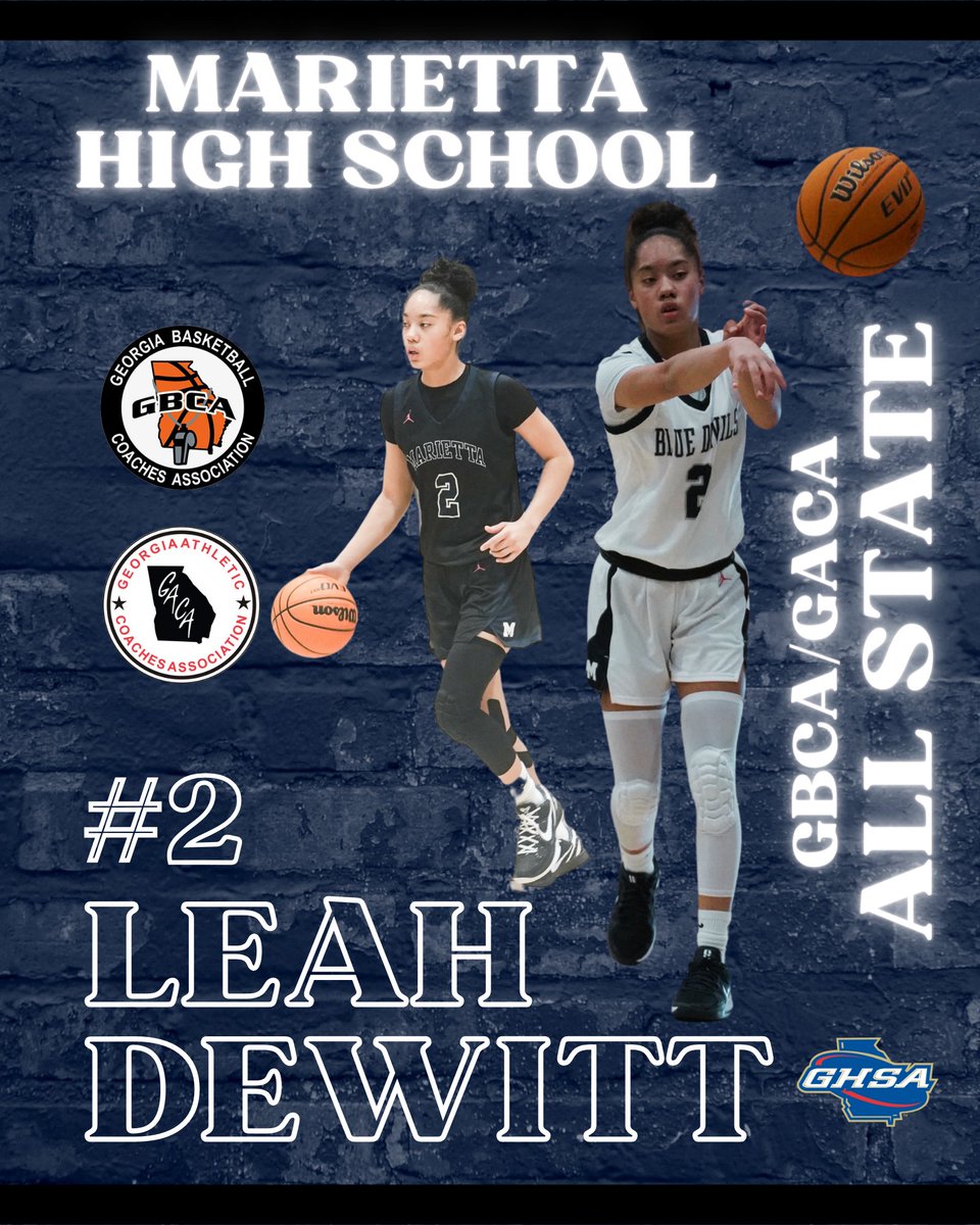Marietta HS Girls Basketball (Ga) (@mariettagbb) on Twitter photo Congratulations to Leah DeWitt on her selection to @gbcagirlslive & <a href="/gacacoaches/">Georgia Athletic Coaches Association</a> ALL-STATE TEAM! Congratulations to Leah DeWitt on her selection to @gbcagirlslive & <a href="/gacacoaches/">Georgia Athletic Coaches Association</a> ALL-STATE TEAM!