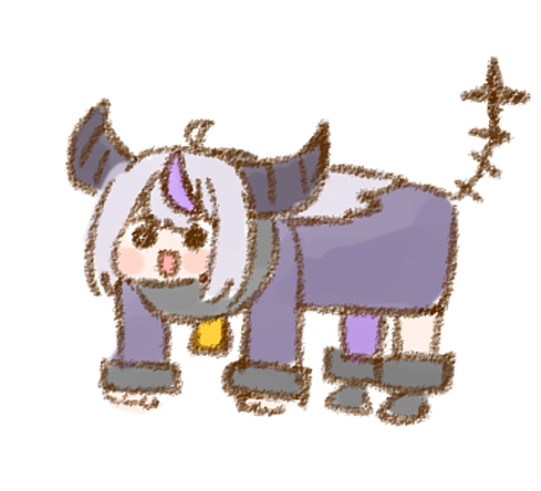 ラプラス・ダークネス ,ラプラス・ダークネス(通常) 「#ホロ公式で妄想 」|ねこやまのイラスト