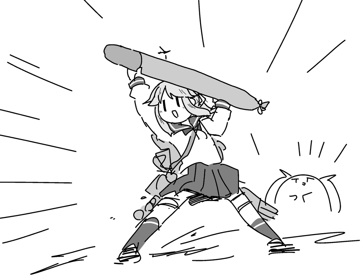 #今月描いた絵を晒そう
モンハンと原稿しかしてないのだ 