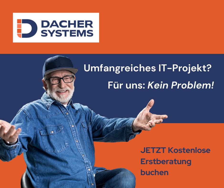 DacherSystems's tweet photo. 🚀 𝐈𝐓-𝐏𝐫𝐨𝐛𝐥𝐞𝐦𝐞? 𝐖𝐢𝐫 𝐬𝐢��𝐝 𝐞𝐮𝐫𝐞 𝐋ö𝐬𝐮𝐧𝐠 𝐢𝐧 𝐁𝐞𝐫𝐥𝐢𝐧! 💻

Netzwerke, Cloud (Microsoft 365), Server &amp; mehr – wir regeln das! 😎
🎯 Kostenloses Erstgespräch vereinbaren:
🌐 https://t.co/4mnBERdgpd
#ITSupport #DacherSystems #Berlin https://t.co/vlSeVnHRjW