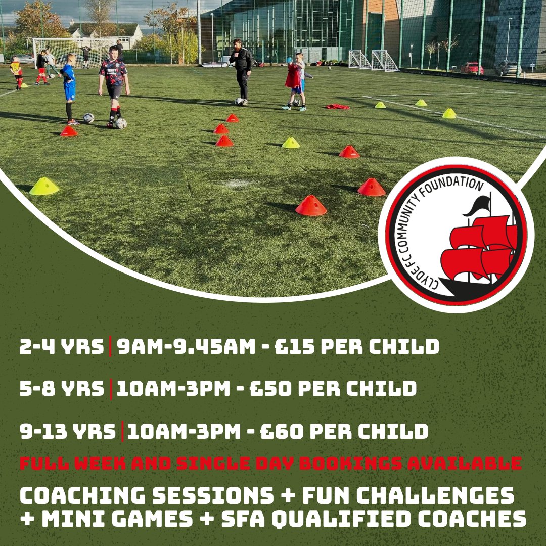 We are SOLD OUT of single day spaces on Tues, Wed and Thu for the 5-8s camp. We still have single day spaces for all other day/camps &amp; full week spaces available.

Additional spaces may become available this Friday so keep an eye on our socials!👀

❤🤍🖤