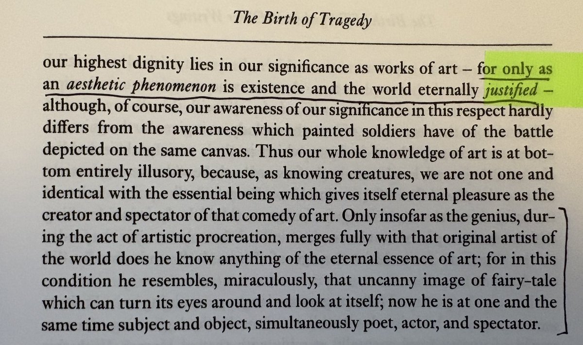 roecken13's tweet image. Funny that Walter Benjamin unintentionally shows why it’s hard for good art to come from the left. Nietzsche explains very well how men with artistic sensibilities see the world. Benjamin throws this away to… self-alienation?