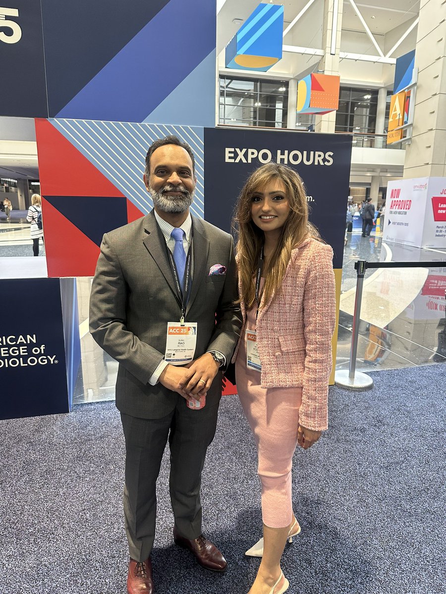 Mouna Kodali (@mounakodali) on Twitter photo It was a true honor meeting Dr. <a href="/SVRaoMD/">Sunil V. Rao</a> at ACC. Grateful for the opportunity to connect and learn from a leader in the field!
<a href="/ACCinTouch/">American College of Cardiology</a> <a href="/OhioACC/">Ohio Chapter-ACC</a> <a href="/UToledo/">The University of Toledo</a> <a href="/UTCardFellows/">UT Cardiology Fellowship</a> #ACC25 #FIT #CardiologyCommunity It was a true honor meeting Dr. <a href="/SVRaoMD/">Sunil V. Rao</a> at ACC. Grateful for the opportunity to connect and learn from a leader in the field!
<a href="/ACCinTouch/">American College of Cardiology</a> <a href="/OhioACC/">Ohio Chapter-ACC</a> <a href="/UToledo/">The University of Toledo</a> <a href="/UTCardFellows/">UT Cardiology Fellowship</a> #ACC25 #FIT #CardiologyCommunity
