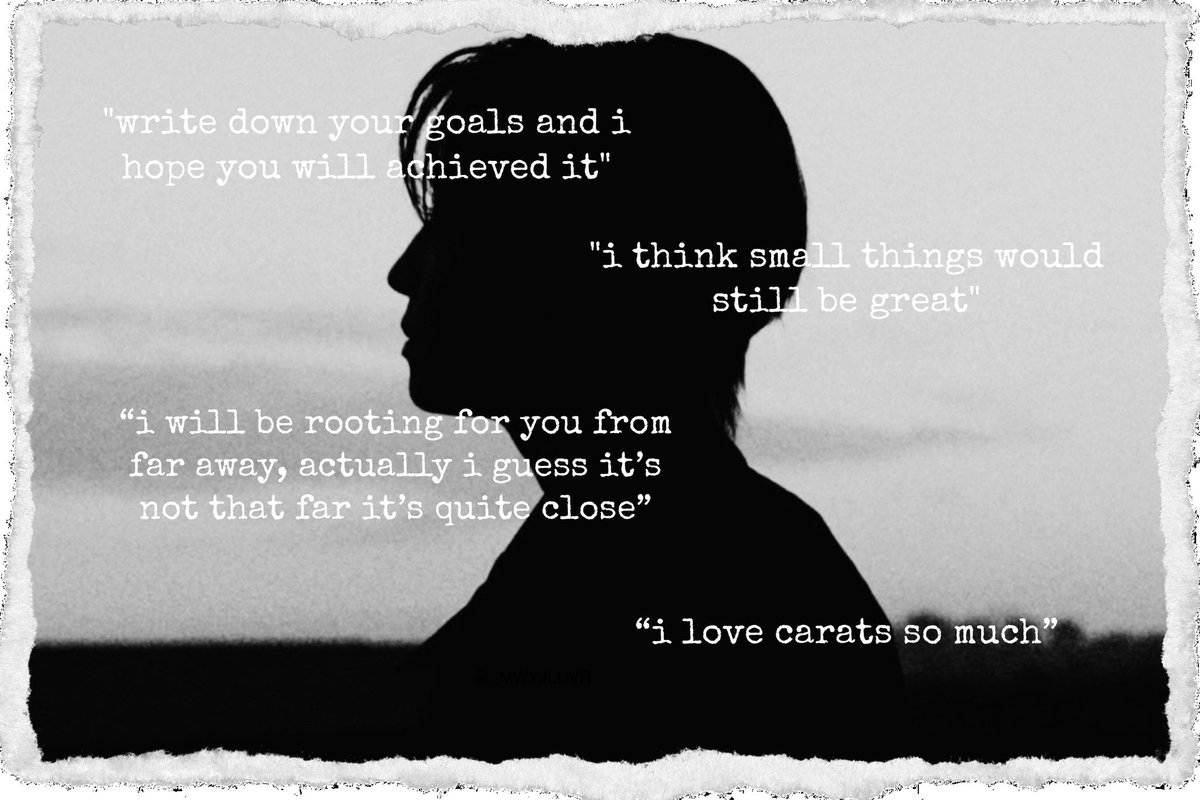 wonwoo and his words of affirmation 🥺

you don’t know how much you mean to me, i love you so much. serve well, my love.