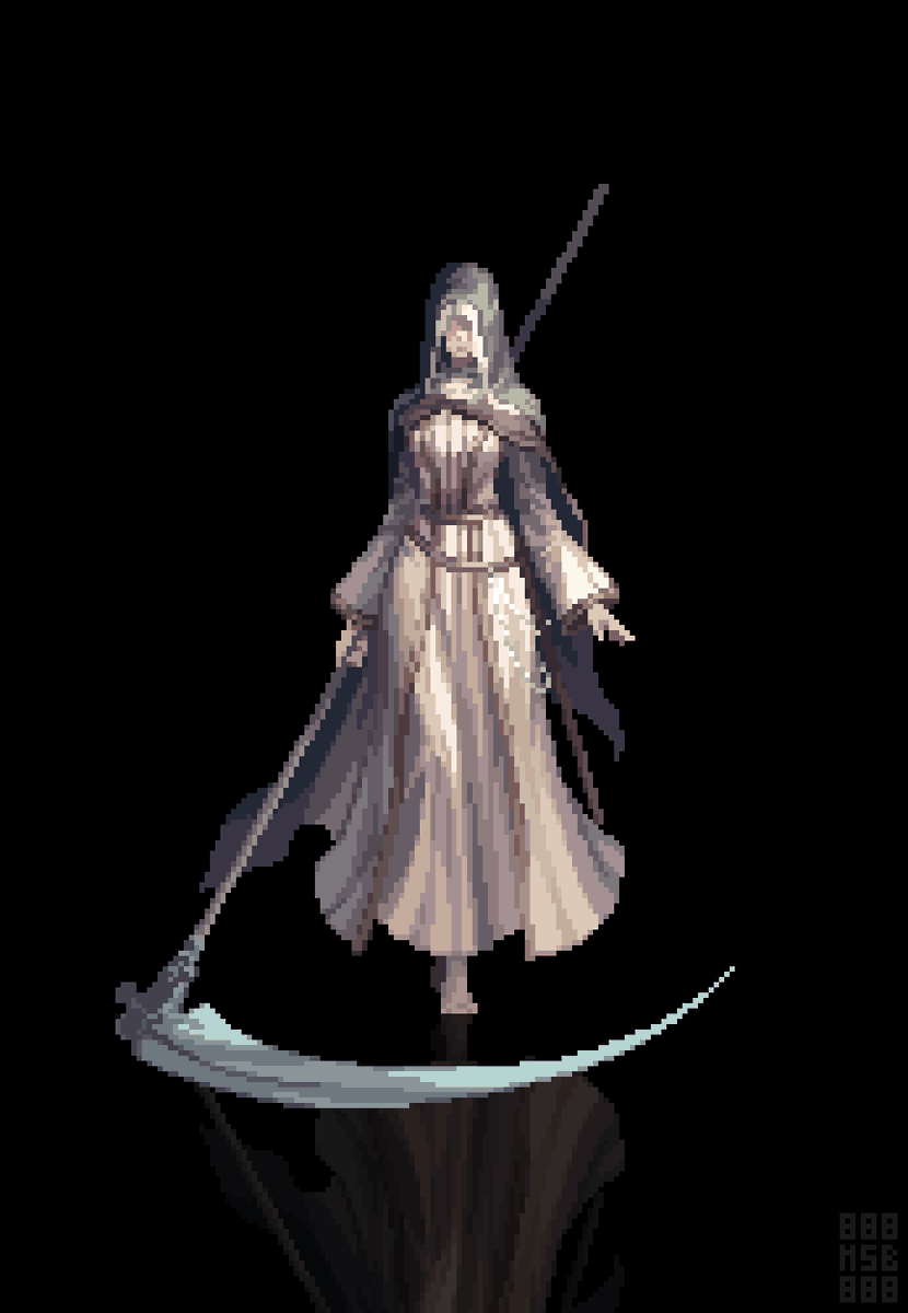 msb_888's tweet photo. Sister Friede

#DarkSouls3
#pixelart 
#ドット絵 https://t.co/j0WahfddjM