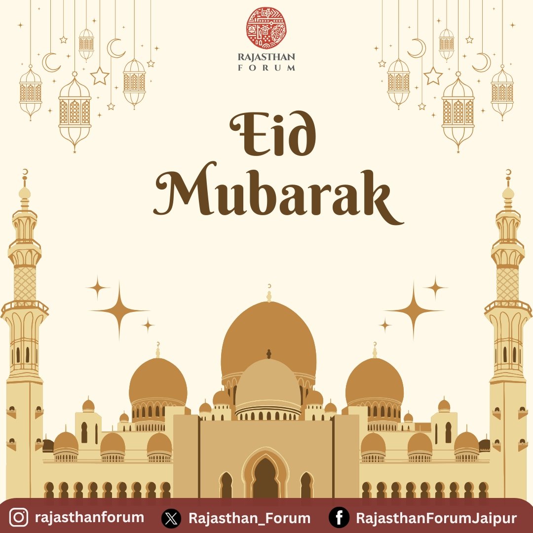 On this Eid, may your career soar to new heights and your personal life be filled with joy. Eid Mubarak!

#Rajasthan #EidMubarak2025 #festival