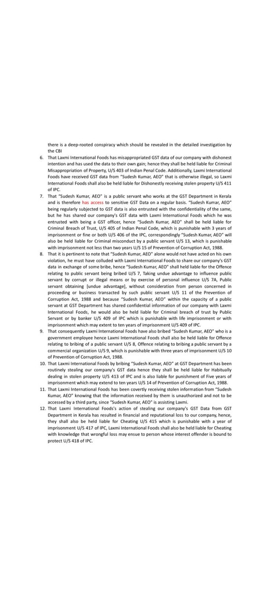 SCAM GST tweet media
