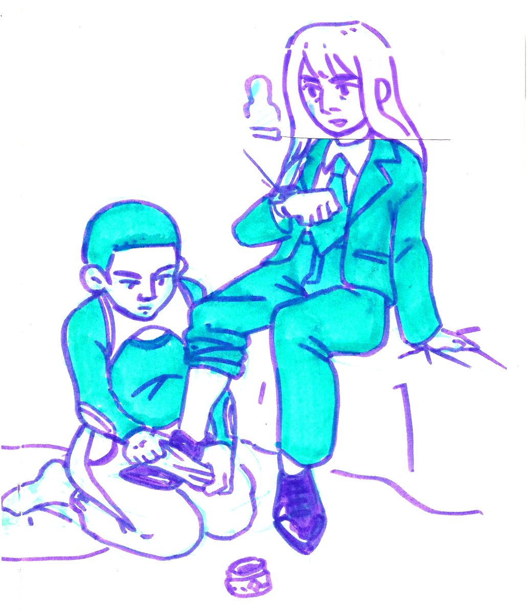Kraime_'s tweet photo. fucked up yuri couple https://t.co/aUFlTbrSrz