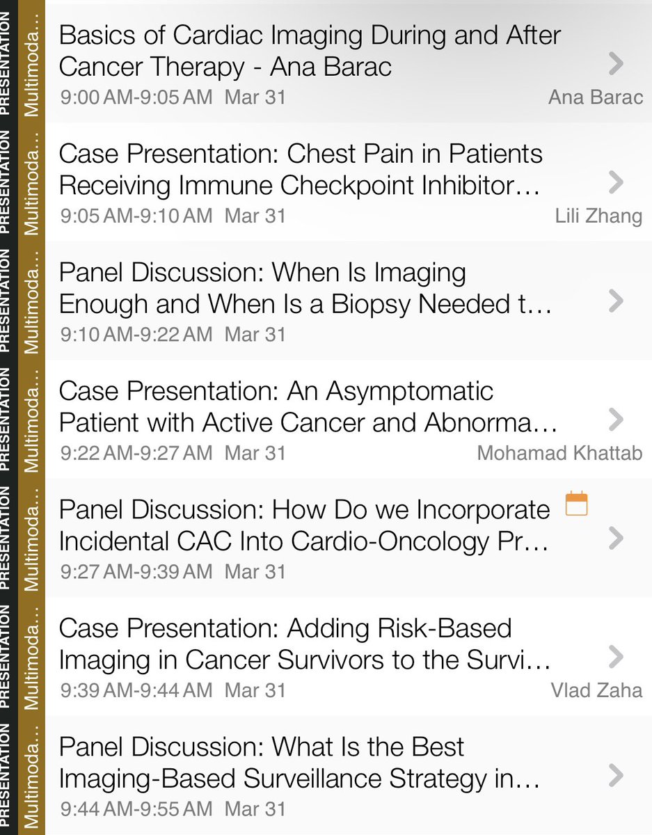 Giselle A. Suero Abreu, MD PhD (@gisellesa_mdphd) on Twitter photo #ACC25 #CardioOnc sessions Monday 3/31- join us!
Starting with #cvImaging in #CardioOnc practical cases starting 9am CDT!
<a href="/ACCinTouch/">American College of Cardiology</a>
<a href="/JACCJournals/">JACC Journals</a> #ACC25 #CardioOnc sessions Monday 3/31- join us!
Starting with #cvImaging in #CardioOnc practical cases starting 9am CDT!
<a href="/ACCinTouch/">American College of Cardiology</a>
<a href="/JACCJournals/">JACC Journals</a>