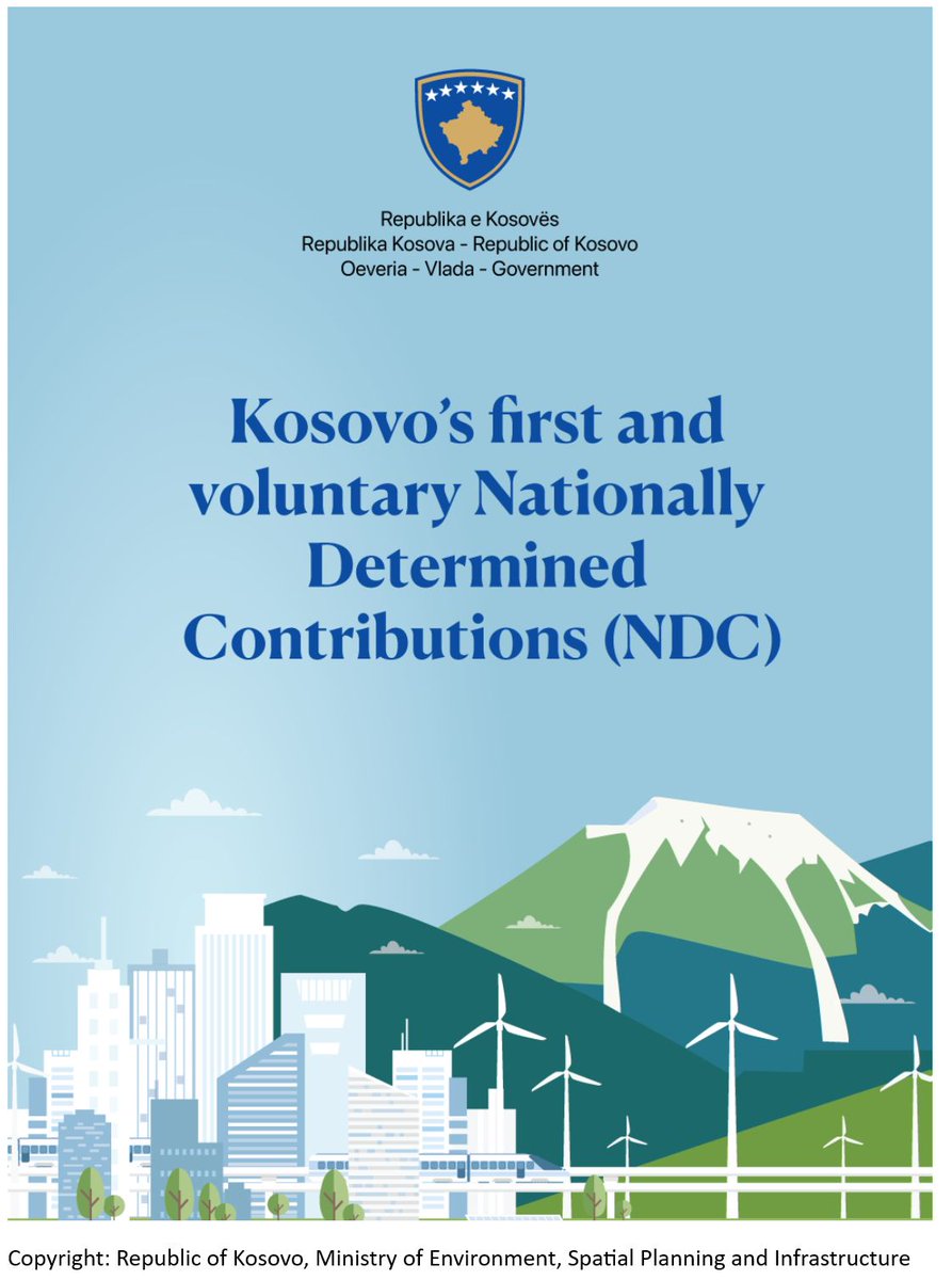 Kosovo has voluntarily adopted its NDC, demonstrating its dedication to climate commitments and aligning with global climate policies🌍

✨For real impact, all actors in the #WBs must commit to regional cooperation and enhance climate ambitions.

Who will be next? 🤔