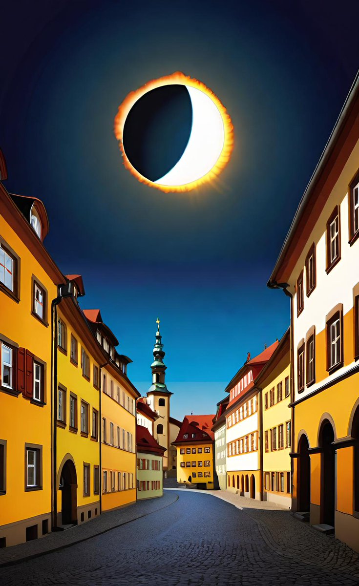 Nachtrag zur Partiellen Sonnenfinsternis
Noch ein paar schöne Ergebnisse mit wombo.ai-art dream gestaltet 
#autorinanjazachrau
#anjazachrau
#anjazachrauautorin
#kikunst
#womboai
#sonnenfinsternis 
#meinbildkalendershop
#wombodream
#AIartists