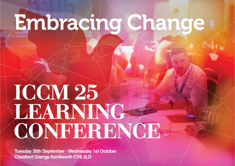 Last chance to get your #iccm25 ticket at the early bird prices and save up to £40 - book today (31st March) and experience two days packed full of learning and networking opportunities! iccm25.co.uk