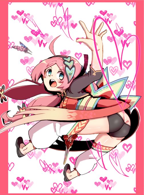 おしりパンチが描きたかったので、れいらちゃんで描きました! 