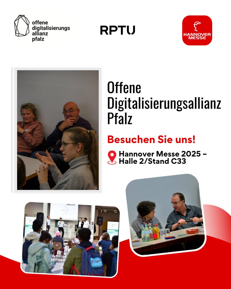 RPTU Transfer (@rptu_transfer) on Twitter photo 🚀 Besuchen Sie uns diese Woche auf der <a href="/hannover_messe/">HANNOVER MESSE</a>! Die HS Kaiserslautern, RPTU, Fraunhofer ITWM & Leibniz-IVW unterstützen Sie bei digitalen Innovationen. #hannovermesse #odpfalz #innovativehochschule 🚀 Besuchen Sie uns diese Woche auf der <a href="/hannover_messe/">HANNOVER MESSE</a>! Die HS Kaiserslautern, RPTU, Fraunhofer ITWM & Leibniz-IVW unterstützen Sie bei digitalen Innovationen. #hannovermesse #odpfalz #innovativehochschule