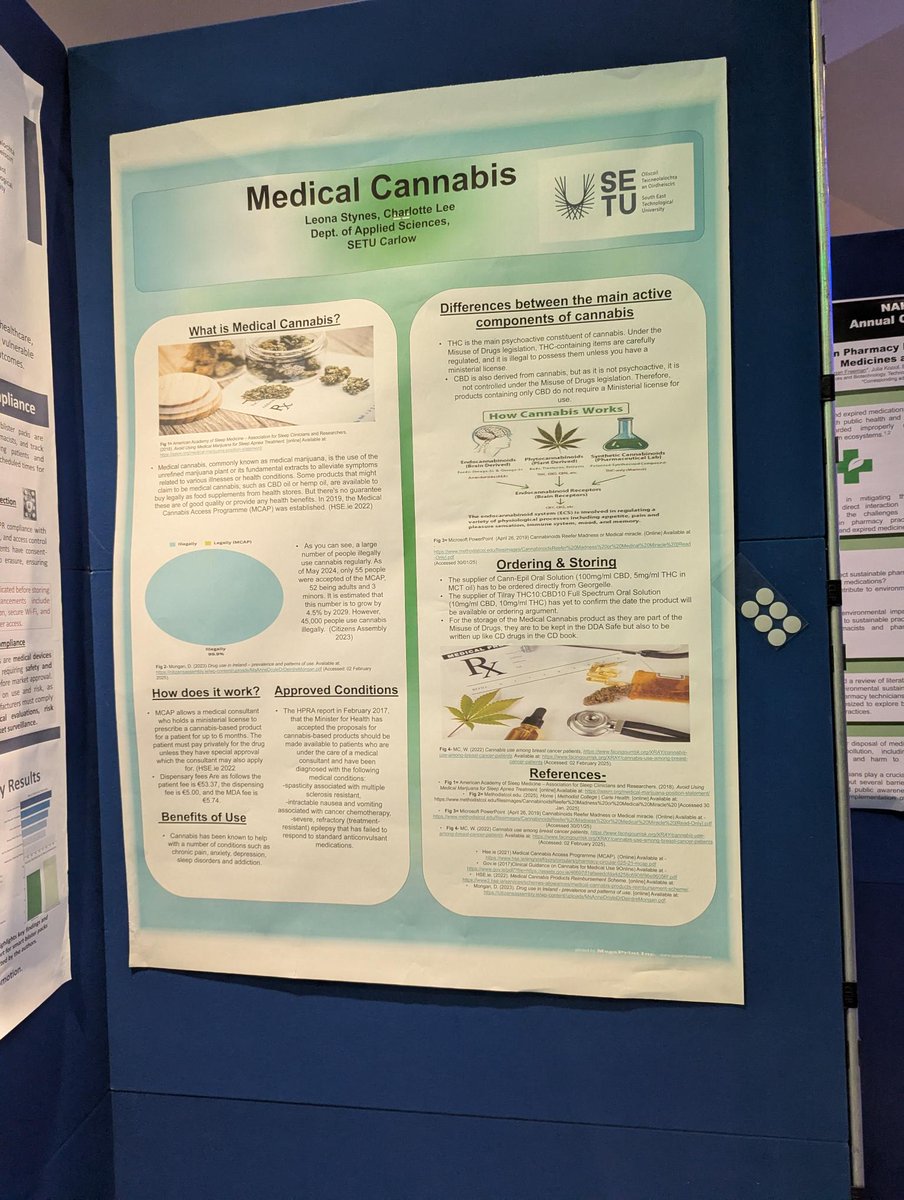 SETU_CWScience's tweet image. Well done to our second year students for bringing their research posters to @nahpt conference 2025! You did us proud! Delighted to be invited to bring our first years also, great to see the variety of roles across the country #PharmacyTechnician #NAHPT2025 @setuireland