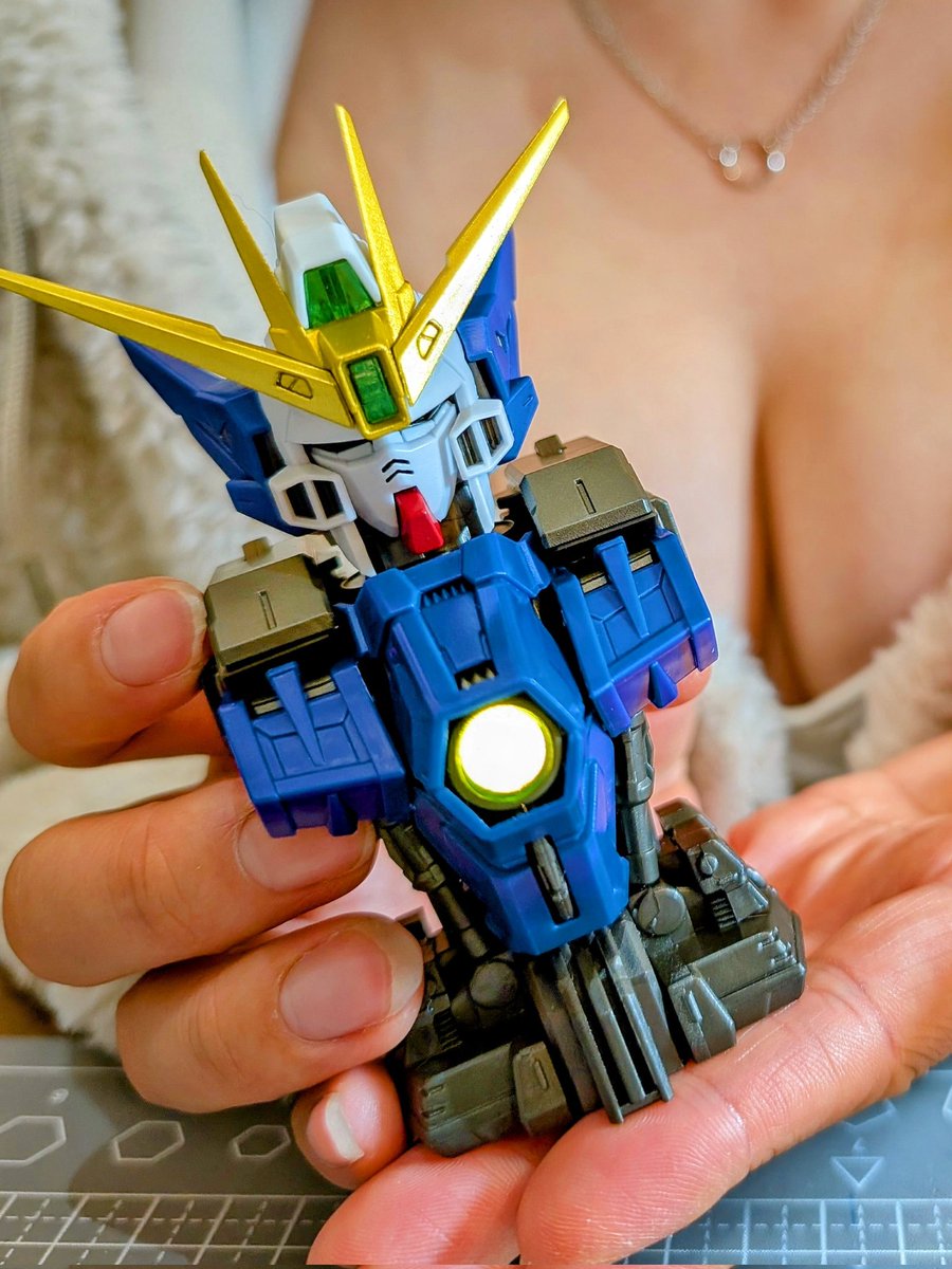 love_egg86's tweet photo. You want one? MSメカニカルバスト08 ウイングガンダムゼロ EW https://t.co/fqQ0bB8PZX