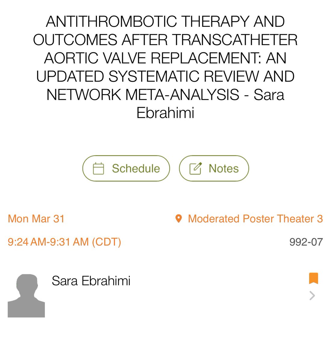 Sara Ebrahimi, MD, MPH (@sarahebrahimiii) on Twitter photo Make sure to stop by moderated poster theater 3 today at #ACC25 🫀
If you cannot make it, no worries 😉 
The full manuscript has been accepted for publication in JACC-Advances 😇  #JACC
Check it out later for more in-depth analysis and details ✌🏻 Make sure to stop by moderated poster theater 3 today at #ACC25 🫀
If you cannot make it, no worries 😉 
The full manuscript has been accepted for publication in JACC-Advances 😇  #JACC
Check it out later for more in-depth analysis and details ✌🏻