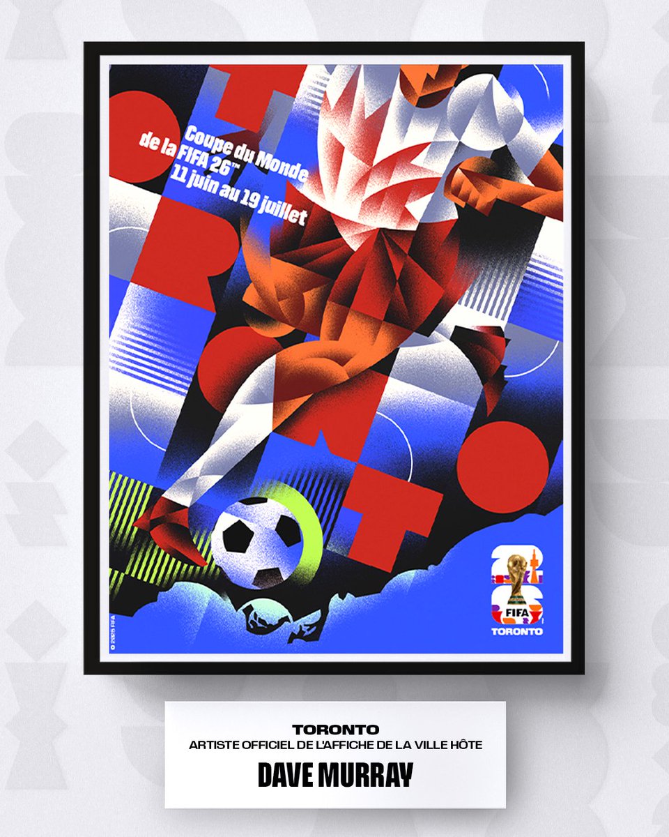 FIFA World Cup 26 Toronto (@fwc26toronto) on Twitter photo Celebrate soccer, art and the spirit of Toronto with the official FIFA World Cup 26™ Host City Poster! ⚽ 🎨 In partnership with Toronto artist <a href="/dave__murray/">Dave Murray</a>, we celebrate the unique essence of our city. #FIFAWorldCup #WeAre26 #WeAreToronto Celebrate soccer, art and the spirit of Toronto with the official FIFA World Cup 26™ Host City Poster! ⚽ 🎨 In partnership with Toronto artist <a href="/dave__murray/">Dave Murray</a>, we celebrate the unique essence of our city. #FIFAWorldCup #WeAre26 #WeAreToronto
