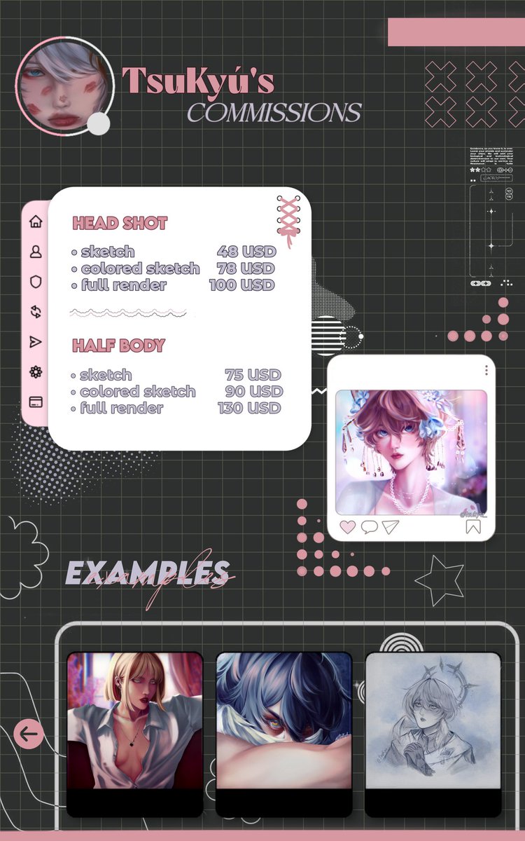Tsukyu_'s tweet image. Hi hi, I'm finally opening commissions‼️
For more details, the link in my description has more of my work and essential information.
If you are interested or have any questions, feel free to send me a DM !
Any kind of support is really appreciated ♡