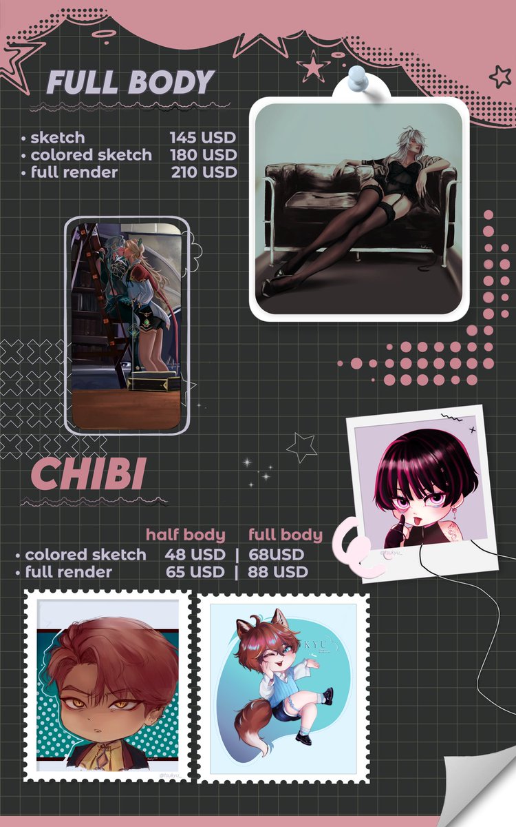 Tsukyu_'s tweet image. Hi hi, I'm finally opening commissions‼️
For more details, the link in my description has more of my work and essential information.
If you are interested or have any questions, feel free to send me a DM !
Any kind of support is really appreciated ♡