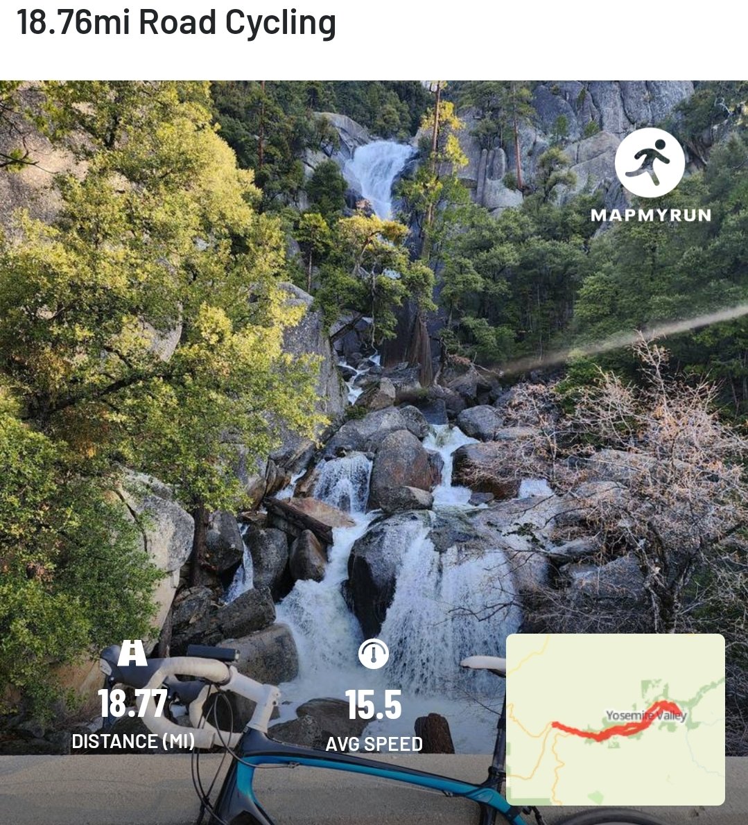 griz1's tweet photo. 31/31 #BrainInjuryAwarenessMonth #BIAM Gonna count (my 2nd) @YosemiteNPS #FreezingBikeRide towards @UCLABrainSPORT @NNSFunRun! Past #3Brothers, #ElCapitan, climb to #CascadeCreek, back to #CurryVillage! @ParksChat 
Join team "UCLA BIRC BrainSPORT" here: https://t.co/KyijbGb6Z6 https://t.co/sAhADN7VsN