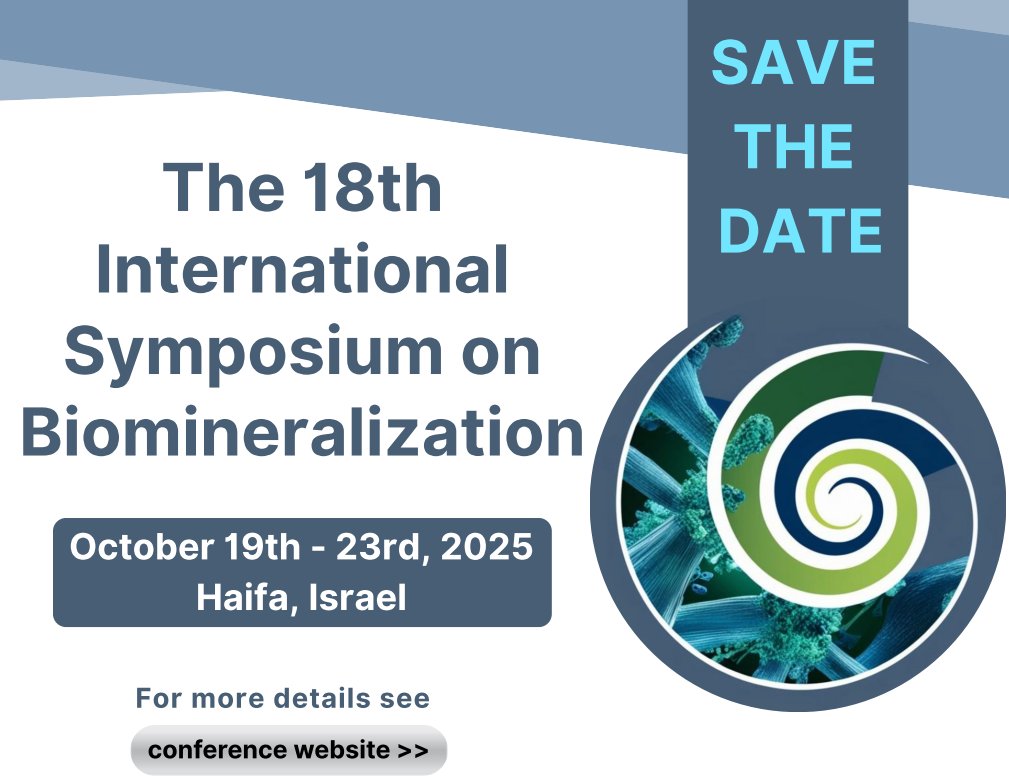The 18th International Symposium on Biomineralization
biomin2025.net.technion.ac.il  🔥🔥