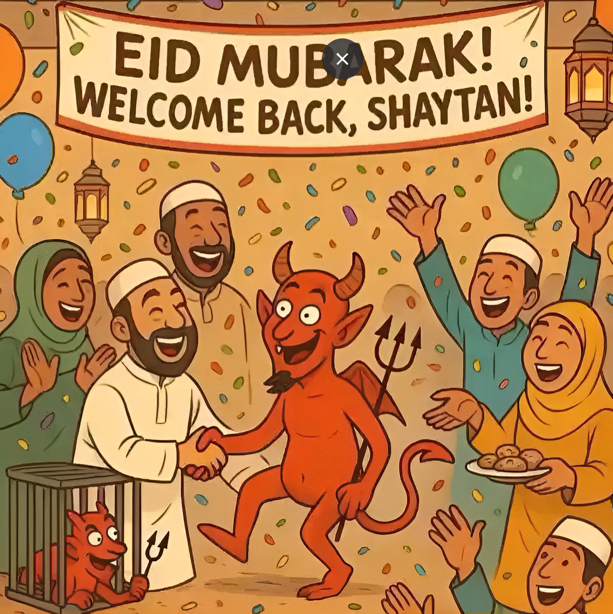 1. Lucifer (kesombongan) 
2. Mammon (keserakahan)
3. Asmodeus (nafsu)
4. Leviathan (iri hati)
5. Beelzebub (kerakusan)
6. Satan (amarah)
7. Belphegor (kemalasan)
Semuanya disambut pada hari ini