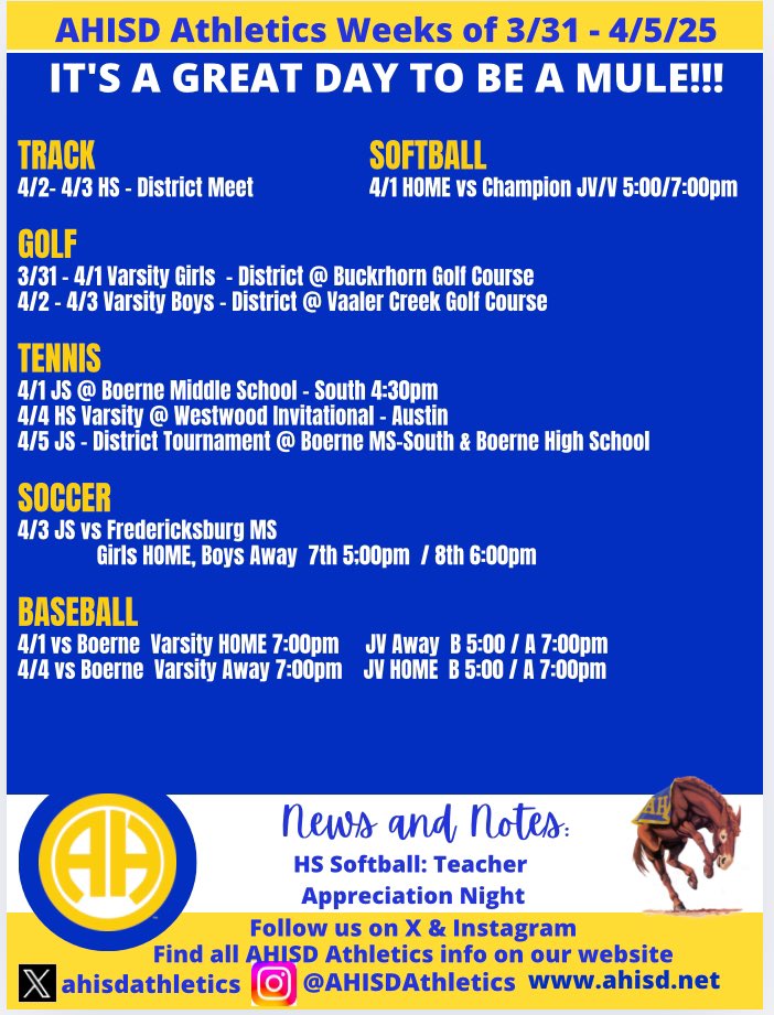AHISD Athletics (@ahisdathletics) on Twitter photo 