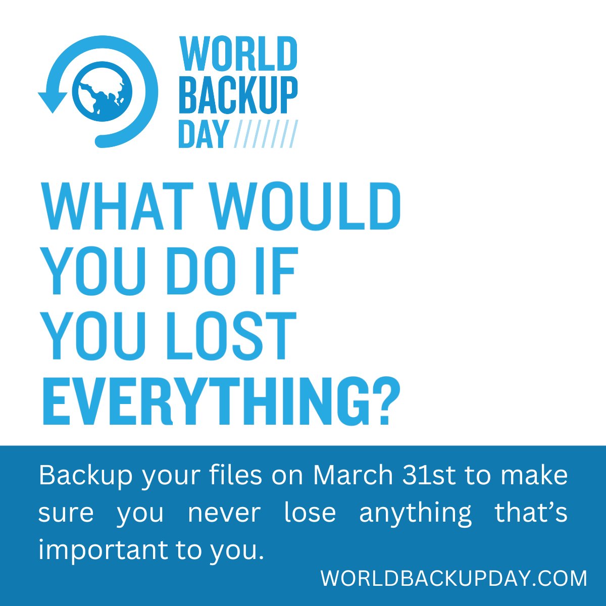 🔒Happy World Backup Day! 💾
Today, the #LightCode #ErasmusPlusProject reminds you of the importance of safeguarding your data.🌐
Join us in celebrating World Backup Day by visiting worldbackupday.com/en.

#WorldBackupDay #DataSecurity #BackupYourData  #ErasmusPlus #lowcode