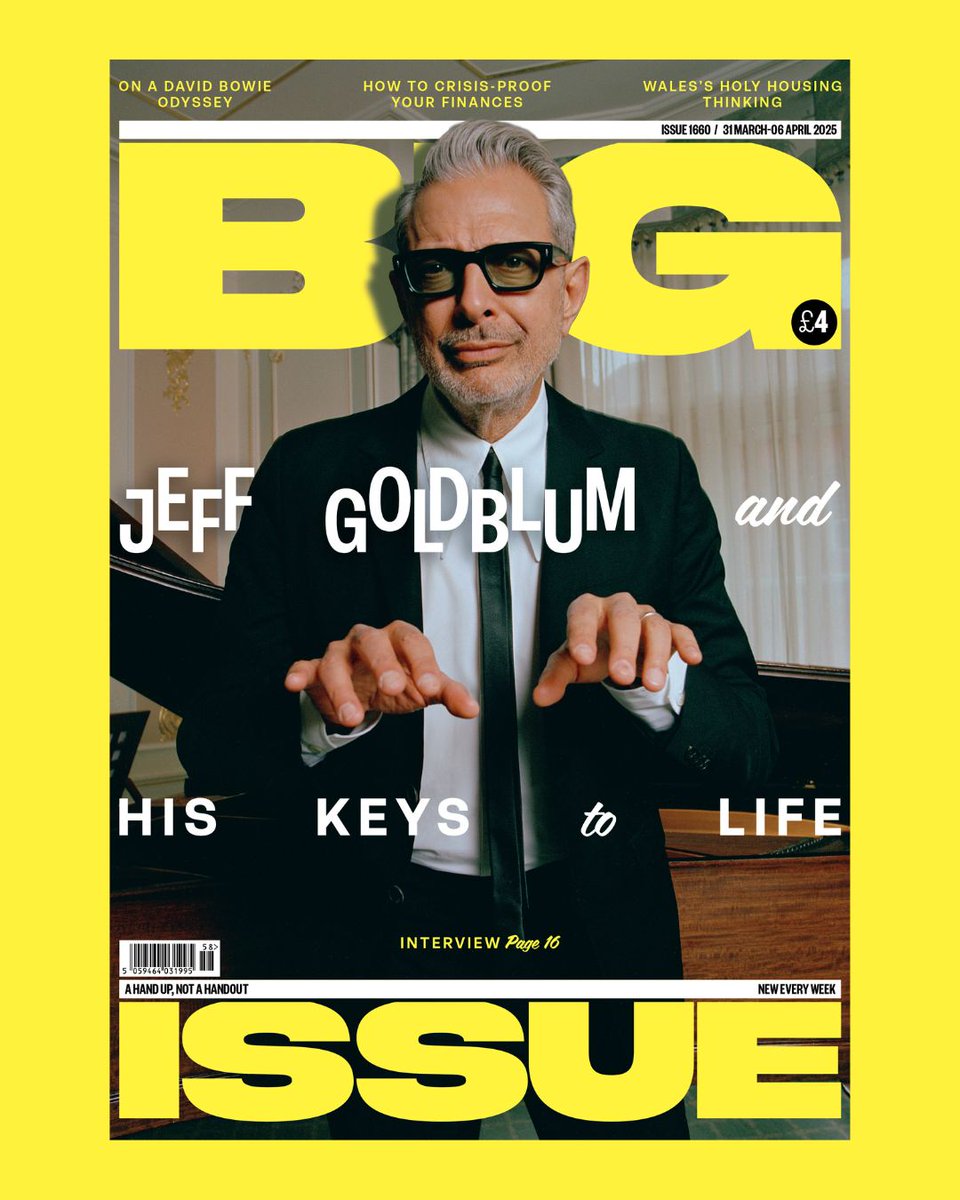 Inside this week’s Big Issue:

🎬 @reaLJGoldblum on why the "best is yet to come"
🎥 One year on from her powerful film about homelessness, <a href="/always_leyt/">Lorna Tucker</a> tells us what’s next
🎤 Big Questions with <a href="/BabatundeComedy/">Babatunde Aléshé</a> 

Plus much more!

Find your local vendor: bit.ly/3K7E9V5