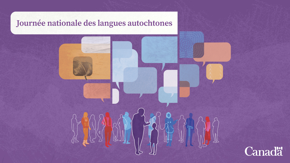 🗣️ Les langues autochtones portent les récits et l’héritage des peuples autochtones.

La Journée nationale des #LanguesAutochtones souligne la résilience de ces langues ainsi que l’importance des efforts pour se les réapproprier, les revitaliser, les maintenir et les renforcer.