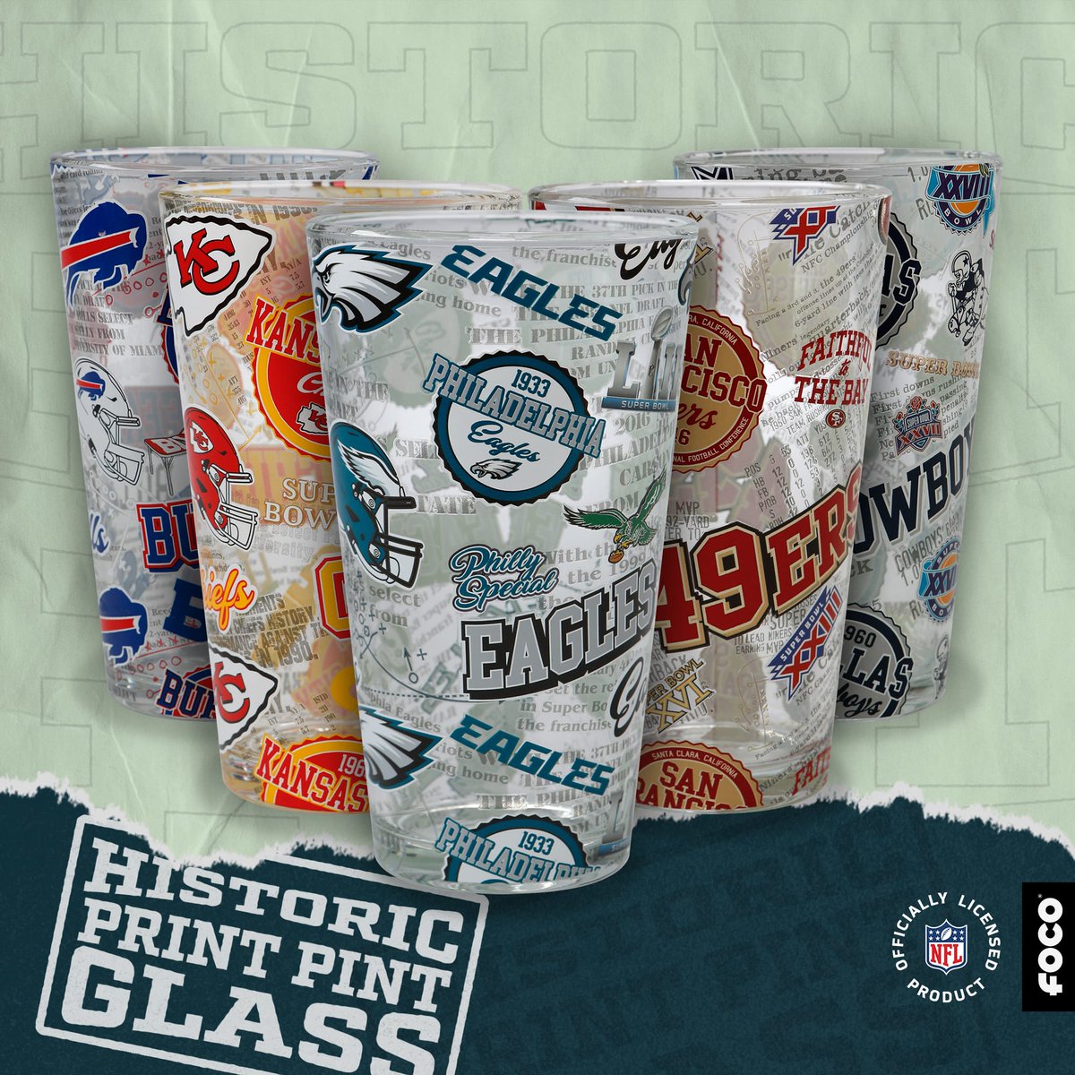 🚨 GIVEAWAY TIME 🚨  
 
Tag a friend below, retweet and tell us your favorite #NFL team to be eligible to win a Historic Print Pint Glass of your choice from our site! 🆓 (1 comment = 1 entry)