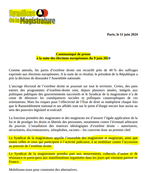 descarrieres's tweet photo. @LBleuBlancRouge Euhhhh .... vous voulez dire l'injustice ?   
Mais au fait, qui gère les juges (mutations, avancements, contrôles, etc...) puisqu'ils seraient indépendants ?
Et pourquoi leurs syndicats sont-ils politisés ? ? ? https://t.co/bptd2ZC0xR