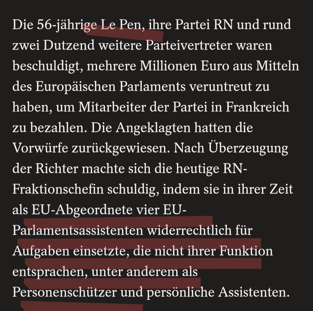 Hat sonst noch jemand das Gefühl, dass die Entscheidung politisch motiviert ist?
#LePen