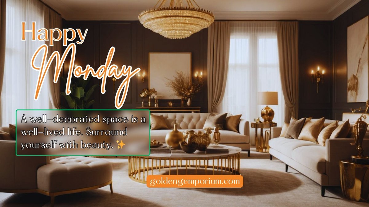 A well-decorated space is a well-lived life. Surround yourself with beauty. ✨ #interiordesign