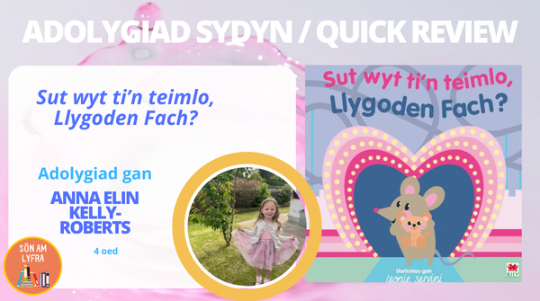 Sôn am Lyfra (@sonamlyfra) on Twitter photo Anna, 4 oed yn adolygu 'Sut wyt ti'n teimlo, Llyogden Fach' gan <a href="/GwasgRilyBooks/">Gwasg Rily Publications</a> / Leonie Servini
📘Llyfr perffaith i ddysgu plant bach (0-4) am #teimladau #empathi
✍️sonamlyfra.cymru/post/sut-wyt-t…
😊Falch dy fod wedi mwynhau Anna. Diolch. Anna, 4 oed yn adolygu 'Sut wyt ti'n teimlo, Llyogden Fach' gan <a href="/GwasgRilyBooks/">Gwasg Rily Publications</a> / Leonie Servini
📘Llyfr perffaith i ddysgu plant bach (0-4) am #teimladau #empathi
✍️sonamlyfra.cymru/post/sut-wyt-t…
😊Falch dy fod wedi mwynhau Anna. Diolch.