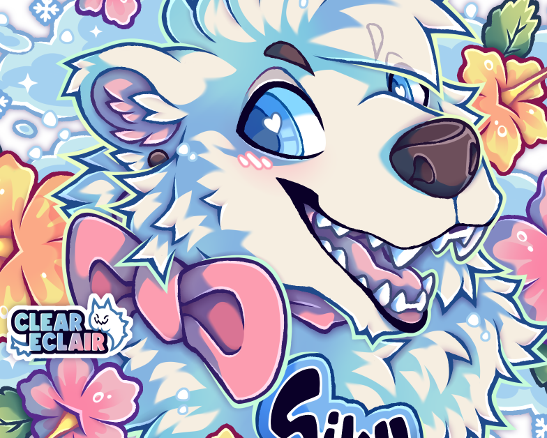 Badges for Koa &amp; Siku!! It was so much fun to work on badges that match! ✨🌺🌿🧊

[ ꜰᴜʟʟ ᴠᴇʀsɪᴏɴ ᴏɴ ᴍʏ ʙ s ᴋ ʏ﹗ ]