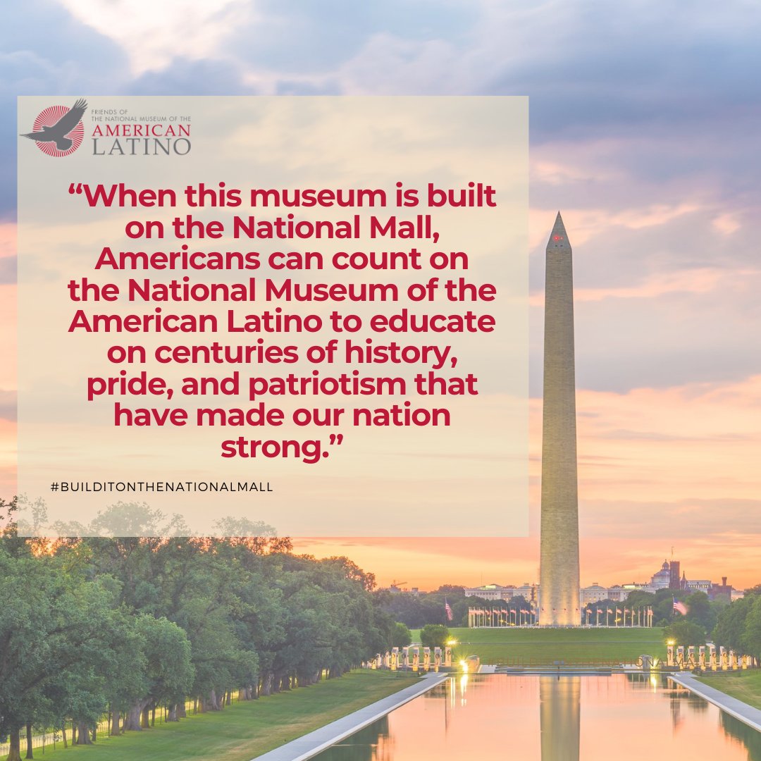 latinomuseum's tweet image. FRIENDS of the National Museum of the American Latino is proud to support the museum and its goal of sharing American history and culture through the U.S. Latino experience over 500 years. The exhibits and artifacts planned for the museum will be inclusive of all across the…