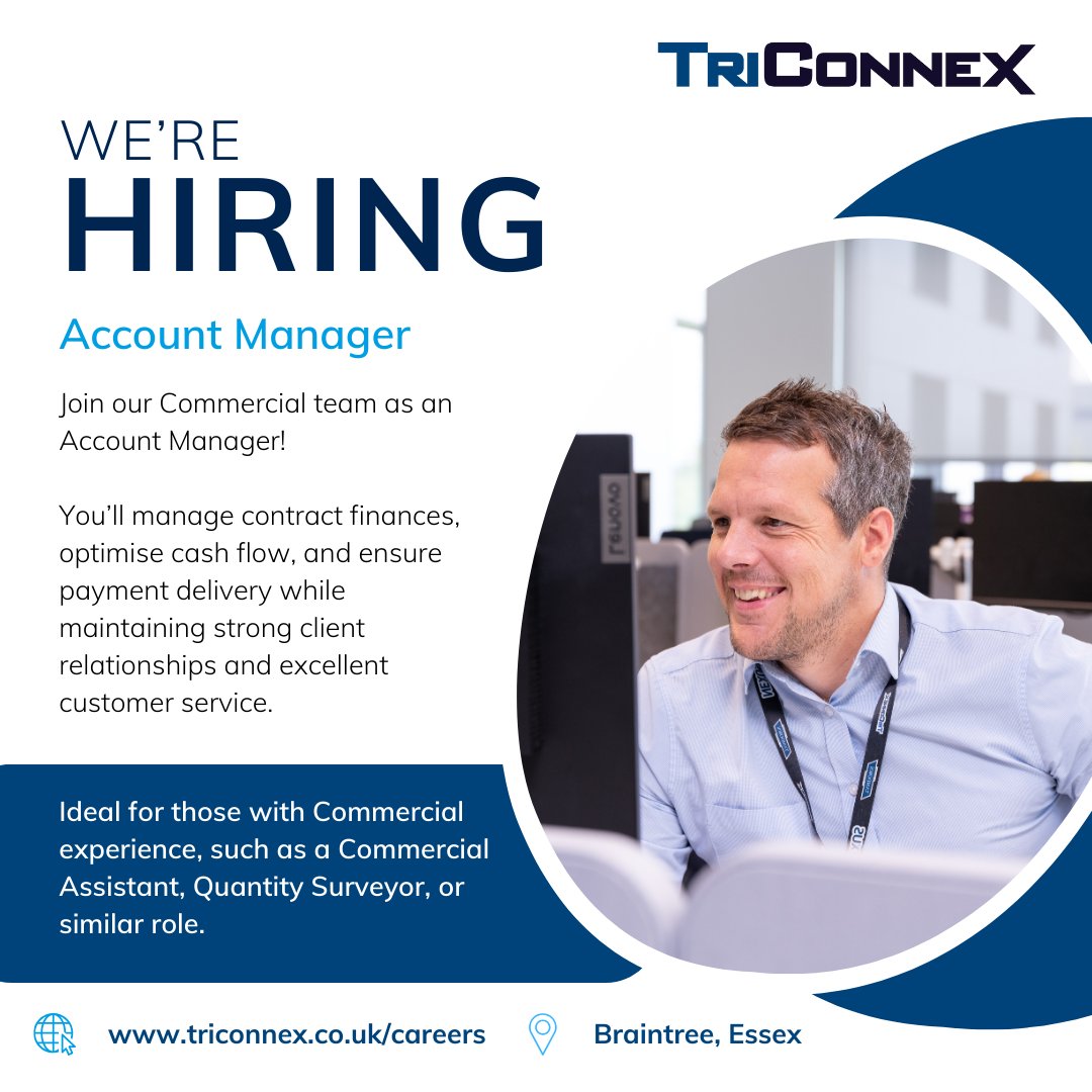 Exciting Opportunity Alert! 🚨

We are seeking a proactive and experienced Account Manager to join our Commercial Team in Braintree. 

Ready to advance your career with us? Apply today:

➡️ bit.ly/4lciLhy

#vacancy #accountmanager #commercial ​#newrole #construction