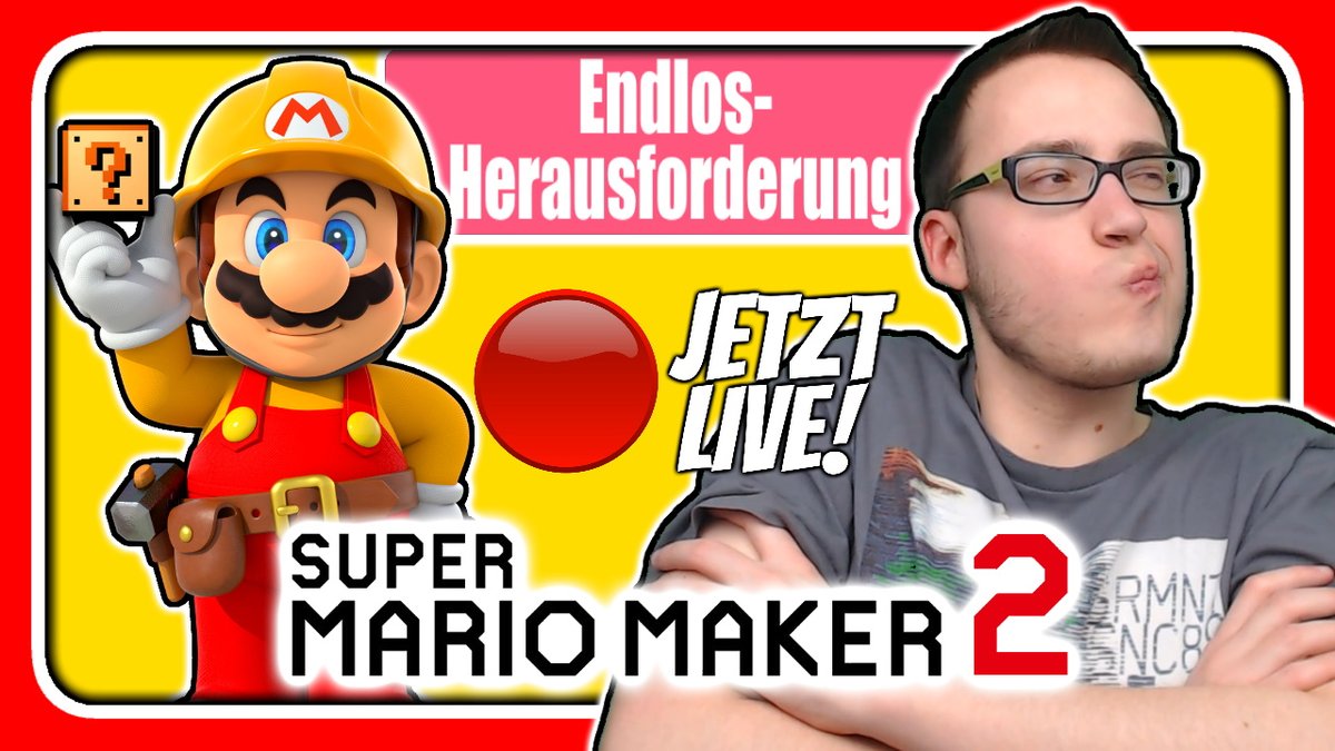 CHALLENGES in Mario Maker 2! JETZT LIVE auf der Twitch-Startseite!

twitch.tv/challengetime